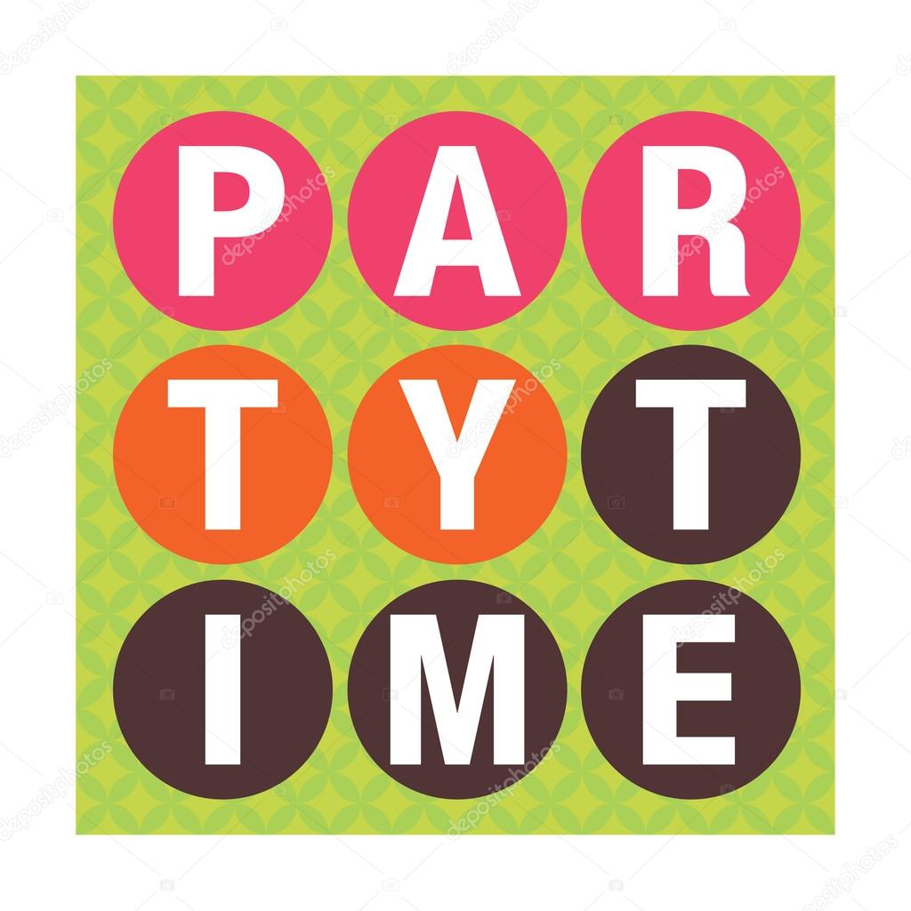 Cool Party Invitation â Stock Vector Â© Wetnose  3117165